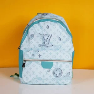 M22519 Discovery Premium Monogram Unisex Backpack With Dust Bag (Blue - 626)