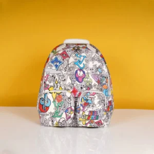 M21846 Character Premium Unisex Backpack With Dust Bag (White - 679)