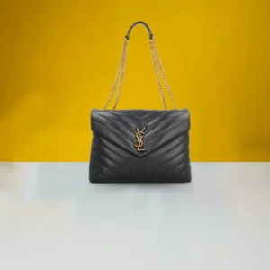 Shoulder Bag With OG Magnetic Box & Dust Bag (Black - Gold - 165)